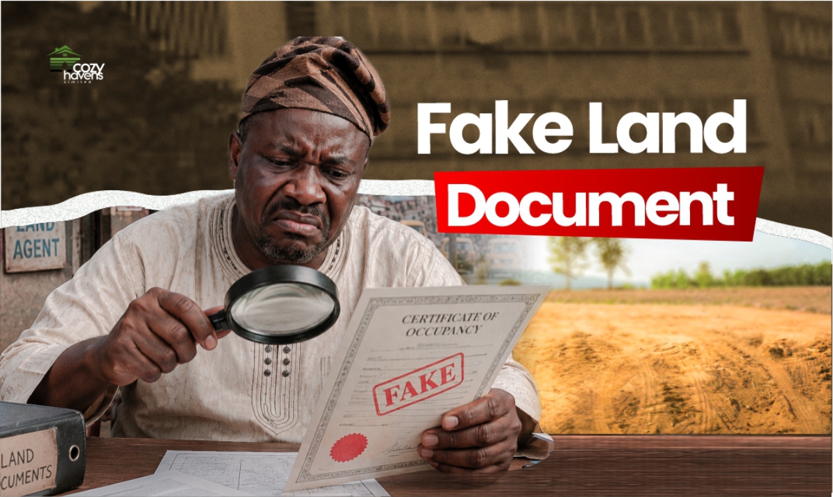 Fake land document